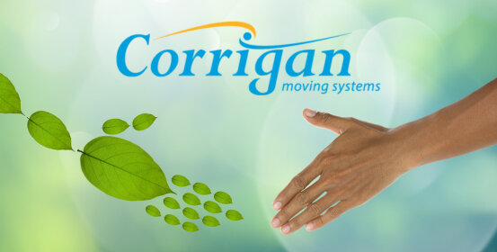 Corrigan Moving is a Green Flint Commercial Moving Company